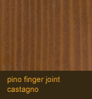 Pino color castagno